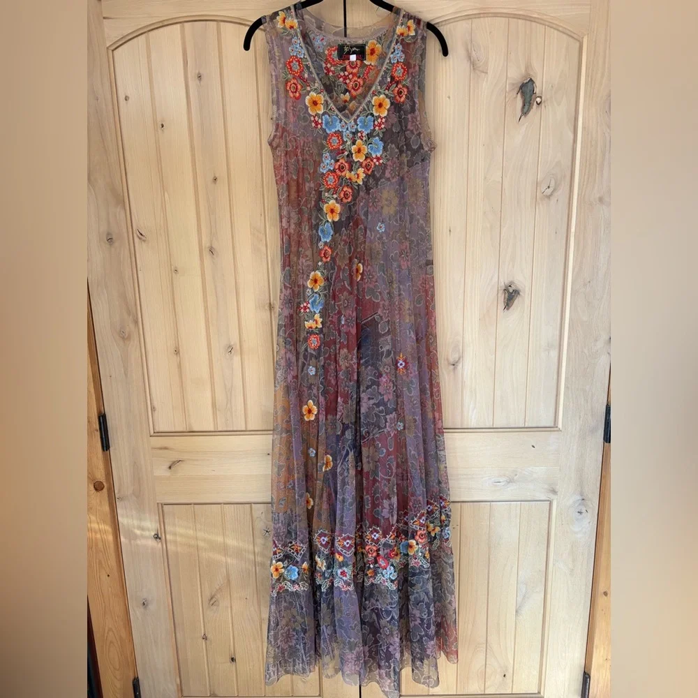 Johnny Was Biya Merkava Maxi Dress - Picture 2 of 16